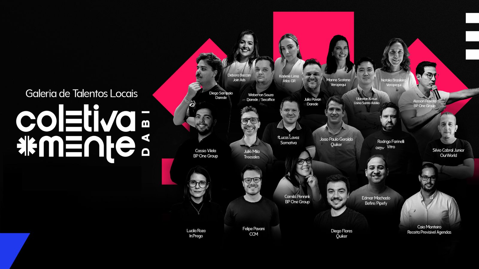 Galeria de Talentos Locais do Coletiva*Mente Dabi